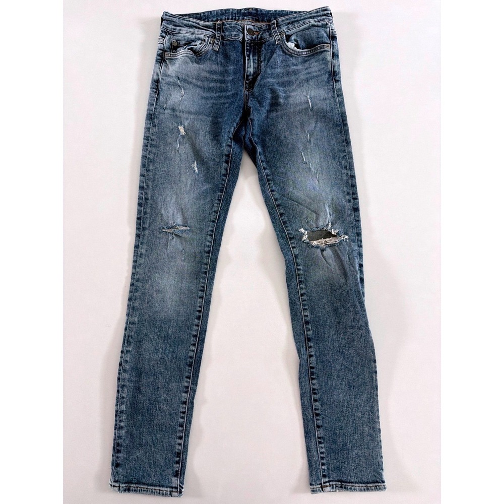 Denim & Supply Ralph Lauren‎ Skinny Distressed Jeans Medium Wash Mens 29x30
